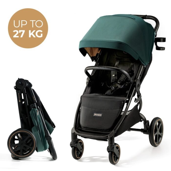 CARUCIOR SPORT, ULTRA COMPACT, KINDERKRAFT MITZY, 0-22 KG, JADE GREEN - imagine 3