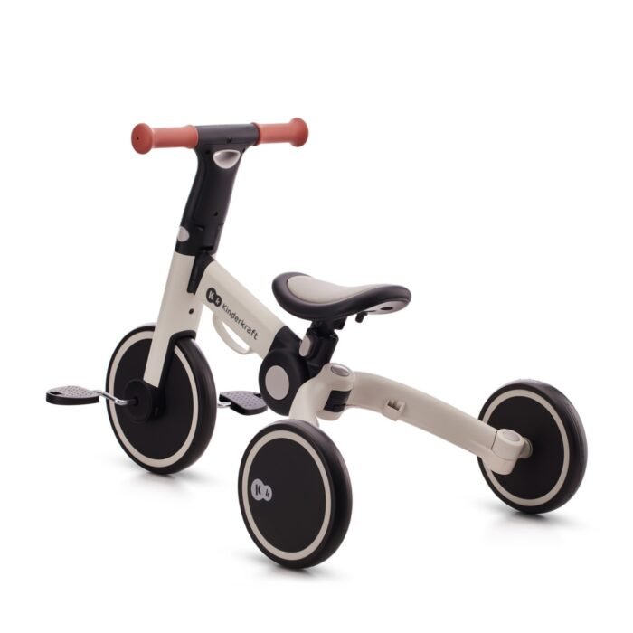 BICICLETA DE ECHILIBRU / TRICICLETA KINDERKRAFT 4TRIKE, SILVER GREY - imagine 5