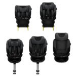 SCAUN AUTO KINDERKRAFT I-FIX, I-SIZE 40-150 CM, GRAPHITE BLACK - imagine 4