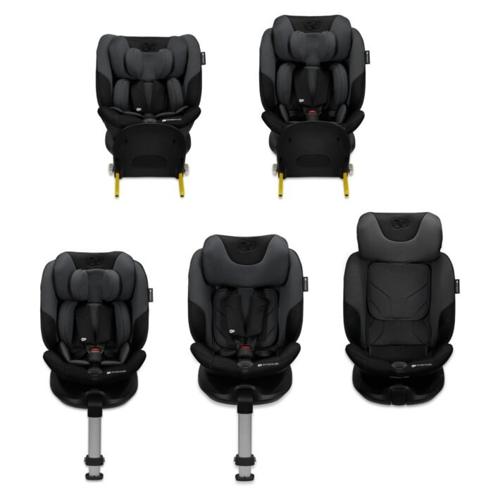 SCAUN AUTO KINDERKRAFT I-FIX, I-SIZE 40-150 CM, GRAPHITE BLACK - imagine 4