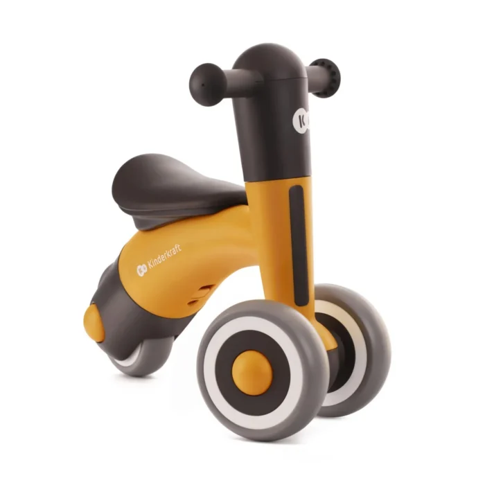 BICICLETA DE ECHILIBRU KINDERKRAFT MINIBI, HONEY YELLOW - imagine 8