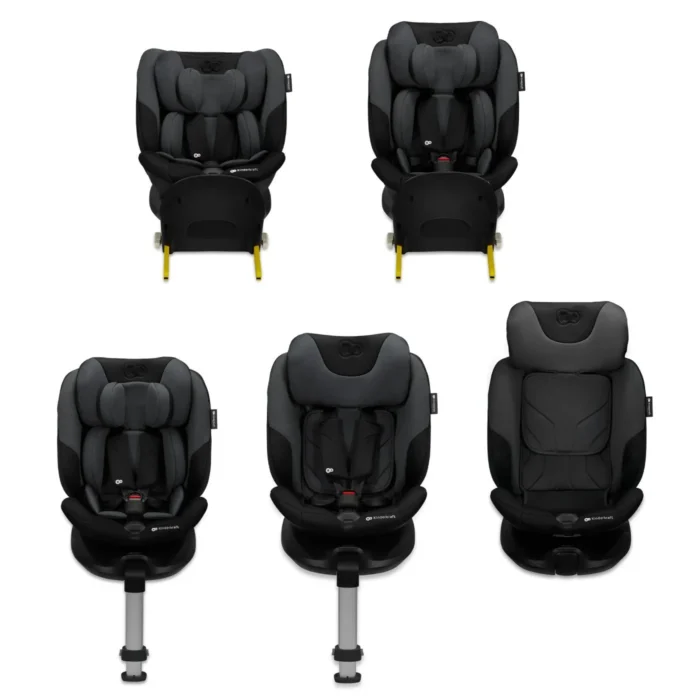 SCAUN AUTO KINDERKRAFT I-FIX, I-SIZE 40-150 CM, GRAPHITE BLACK - imagine 8