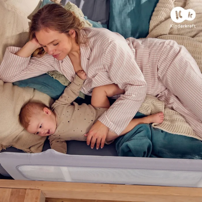 BARIERA DE PAT KINDERKRAFT GUARD AND DREAM LIGHT GREY - imagine 8