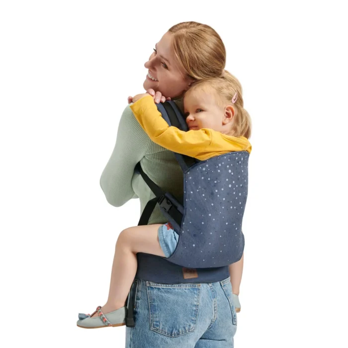 MARSUPIU ERGONOMIC KINDERKRAFT NINO, PANA LA 20 KG, CONFETTI DENIM - imagine 8