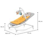 SEZLONG 3 IN 1, KINDERKRAFT FELIO 2, FOREST YELLOW - imagine 4