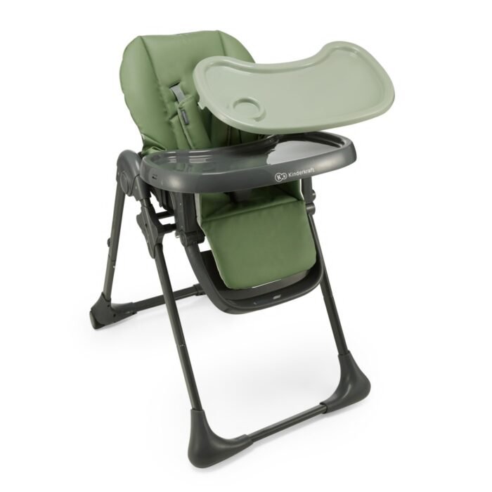 SCAUN DE MASA KINDERKRAFT TUMMIE, PLIABIL, GREEN - imagine 4