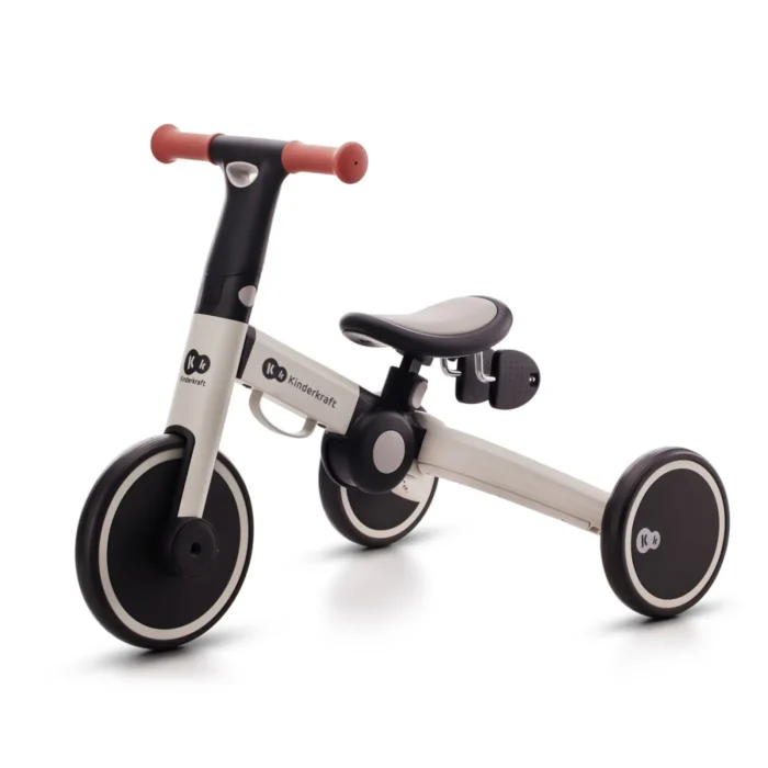 BICICLETA DE ECHILIBRU / TRICICLETA KINDERKRAFT 4TRIKE, SILVER GREY - imagine 9