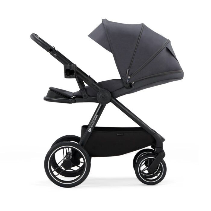 CARUCIOR MULTIFUNCTIONAL 2IN1 KINDERKRAFT NEA DARK GREY - imagine 4