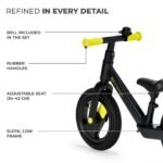 BICICLETA DE ECHILIBRU KINDERKRAFT GOSWIFT, BLACK - imagine 4