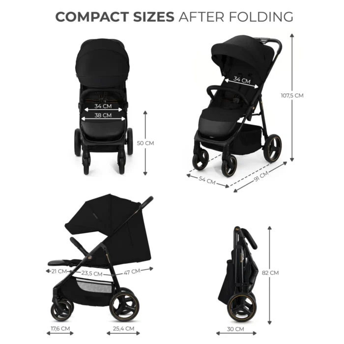 CARUCIOR SPORT KINDERKRAFT TRIG3 ONYX BLACK - imagine 8