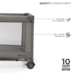 PATUT TRAVEL KINDERKRAFT JOY2, FARA ACCESORII, DARK GREY - imagine 9