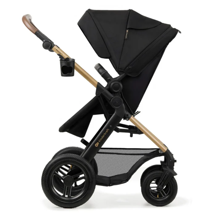 CARUCIOR MULTIFUNCTIONAL KINDERKRAFT MOOV 2 AIR 4IN1 PURE BLACK - imagine 9
