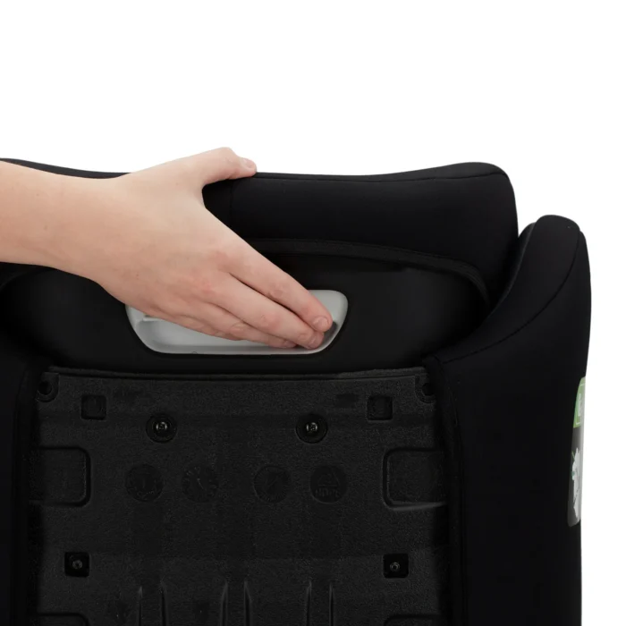 SCAUN AUTO KINDERKRAFT JUNIOR FIX2, I-SIZE 100-150 cm, GRAPHITE BLACK - imagine 9