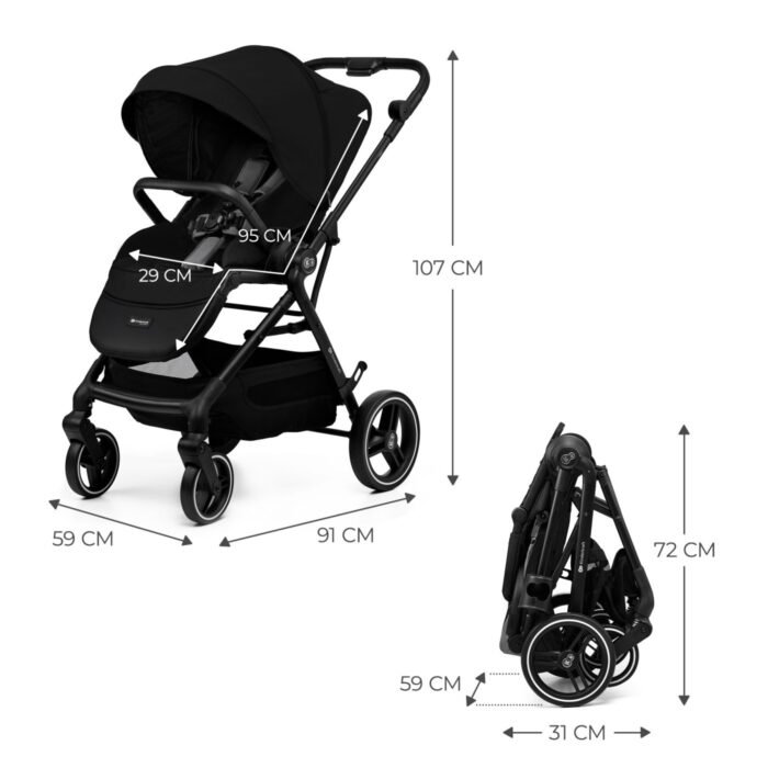 CARUCIOR SPORT KINDERKRAFT YOXI, BLACK - imagine 5