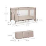 PATUT TRAVEL KINDERKRAFT JOY2, FARA ACCESORII, BEIGE - imagine 5