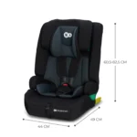 SCAUN AUTO I-SIZE, 76-150 CM, KINDERKRAFT SAFETY FIX 2, BLACK - imagine 10
