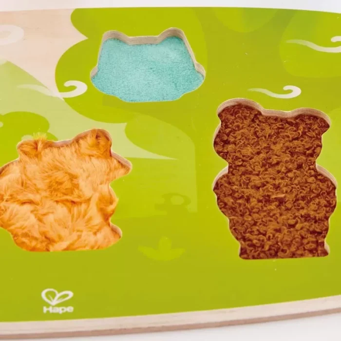 HAPE PUZLLE TACTIL -  ANIMALELE DIN PADURE - imagine 10