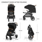 CARUCIOR SPORT KINDERKRAFT GRANDE PLUS, BLACK - imagine 10
