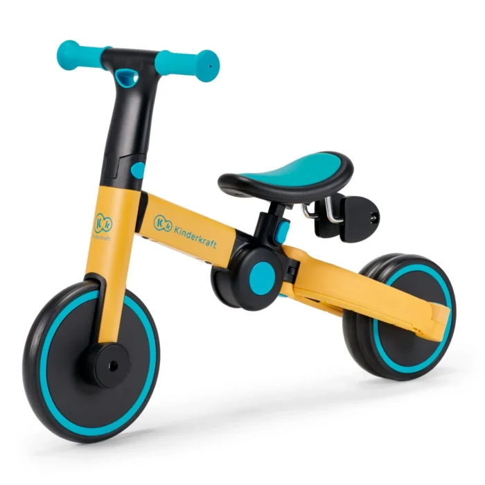 BICICLETA DE ECHILIBRU / TRICICLETA KINDERKRAFT 4TRIKE, PRIMROSE YELLOW - imagine 10