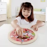 HAPE PUZZLE ROTUND CU 2 FETE - imagine 10
