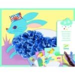 Atelier creativ Animalute cu caciulite, Djeco - imagine 3