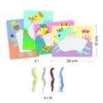 Atelier creativ Animalute cu caciulite, Djeco - imagine 4