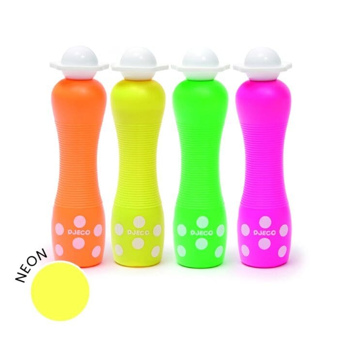 Set 4 markere culori neon pentru bebe, Djeco - imagine 3