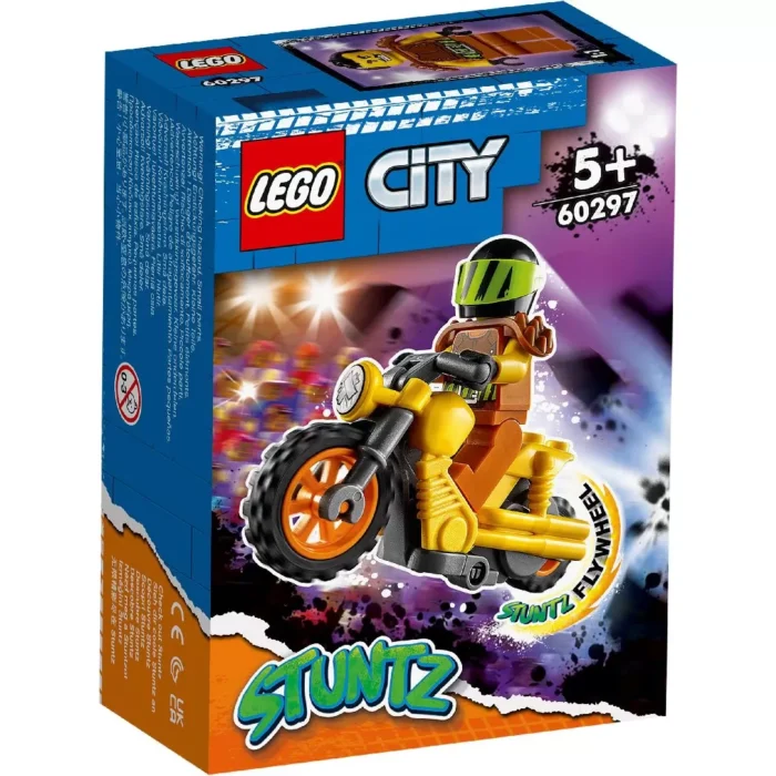 LEGO CITY MOTOCICLETA DE CASCADORIE PENTRU IMPACT 60297 - imagine 9
