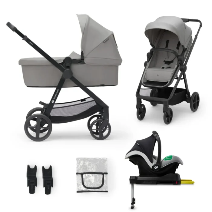 CARUCIOR KINDERKRAFT NEWLY, 4 IN 1, MOONLIGHT GREY - imagine 6