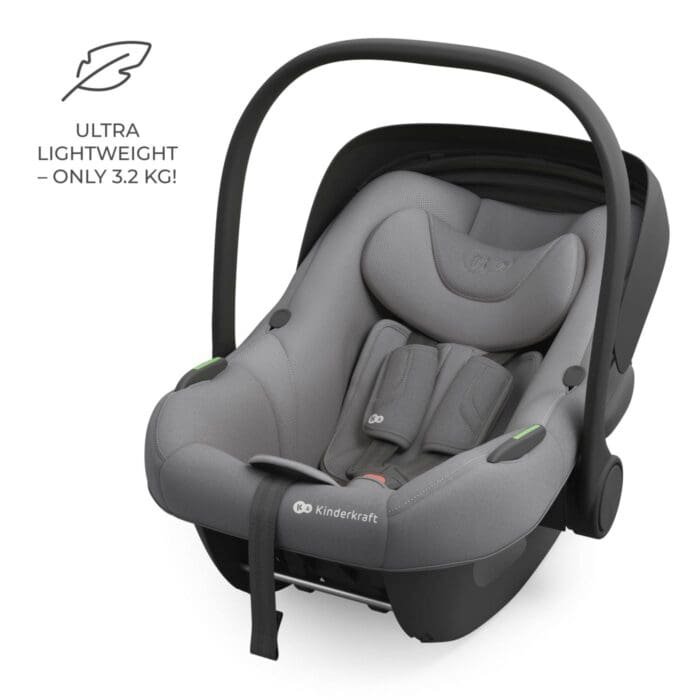 SCOICA AUTO KINDERKRAFT I-LITE CU BAZA ISOFIX ENDURA SAFE FX, GRAY - imagine 3