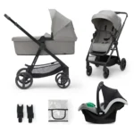 CARUCIOR KINDERKRAFT NEWLY, 3 IN 1, LIGHT GREY - imagine 6