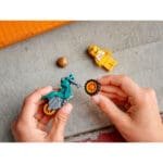 LEGO CITY MOTOCICLETA DE CASCADORII CU GAINA 60310 - imagine 2