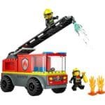 LEGO CITY CAMION DE POMPIERI CU SCARA 60463 - imagine 2