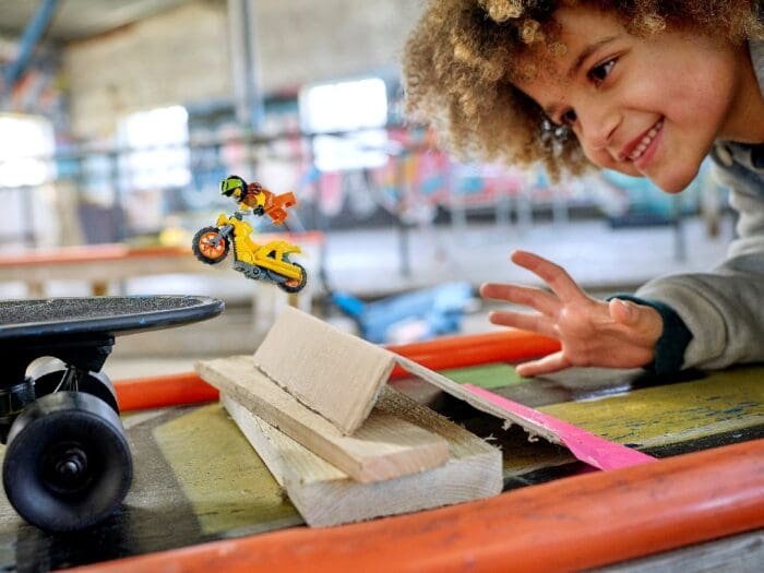 LEGO CITY MOTOCICLETA DE CASCADORIE PENTRU IMPACT 60297 - imagine 5