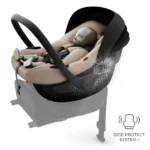 SCOICA AUTO KINDERKRAFT I-LITE CU BAZA ENDURA SAFE FX BEIGE - imagine 9