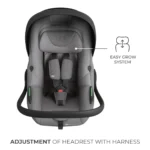 SCOICA AUTO KINDERKRAFT I-LITE CU BAZA ENDURA SAFE FX GREY - imagine 10