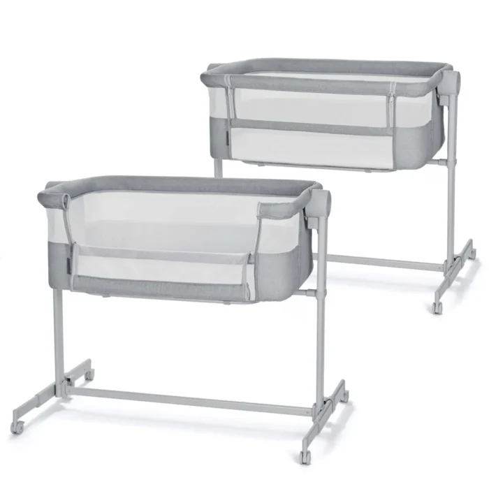 PATUT CO-SLEEPER KINDERKRAFT NESTE UP, FULL LIGHT GREY - imagine 4