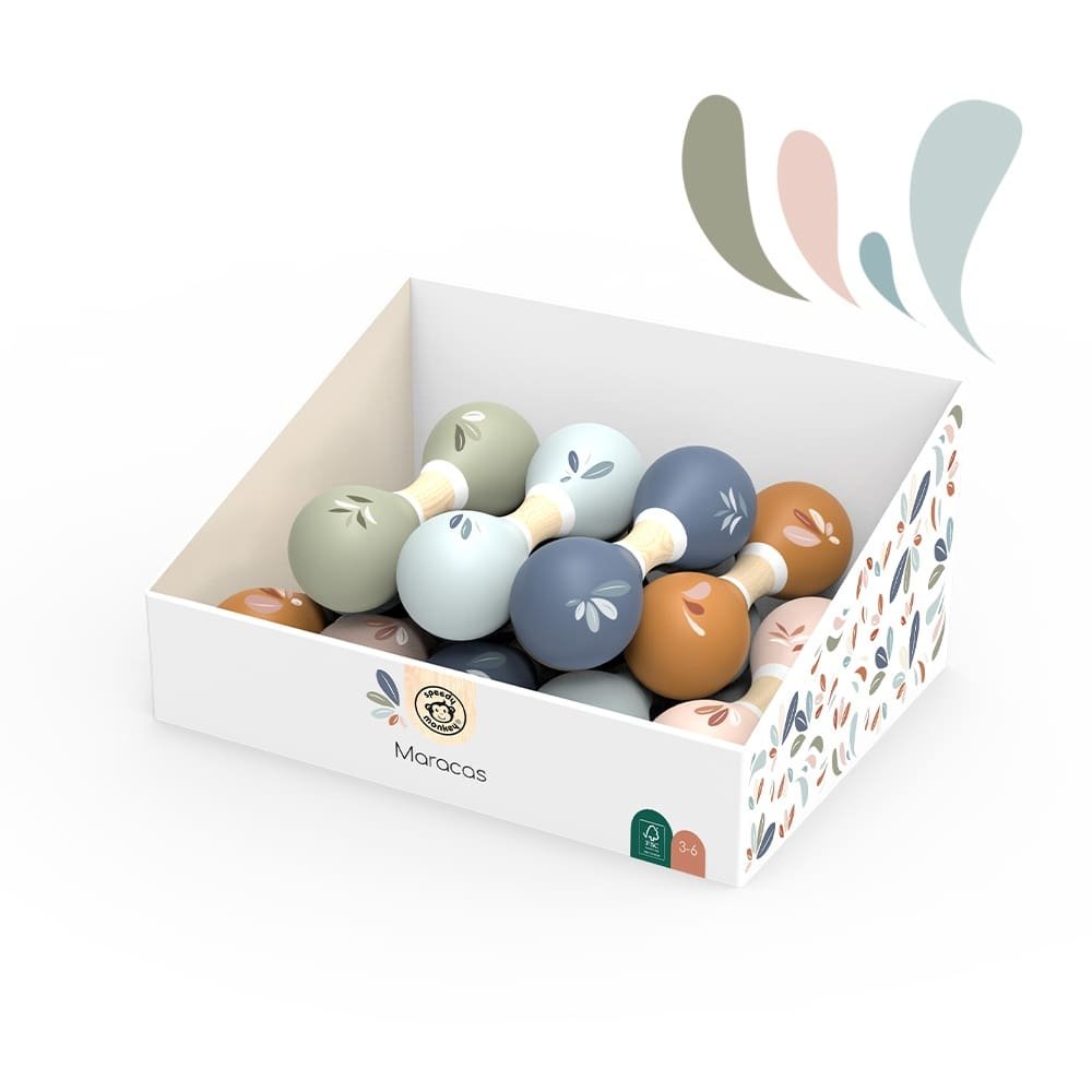 instrument-muzical-maracas-dublu-speedy-monkey21665 Instrument muzical Maracas dublu, Speedy Monkey - imagine 1