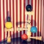 Joc de indemanare Kendama din lemn, Svoora - imagine 4