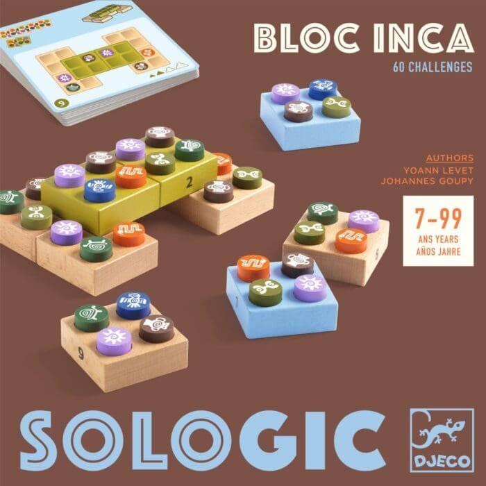 Joc de logica Bloc Inca, Djeco - imagine 2