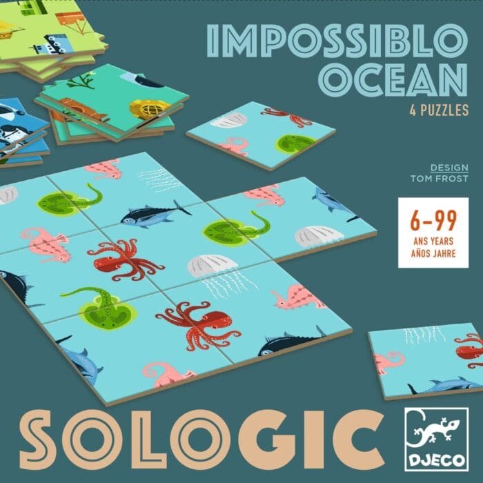 Joc de logica Impossiblo Ocean, Djeco - imagine 2