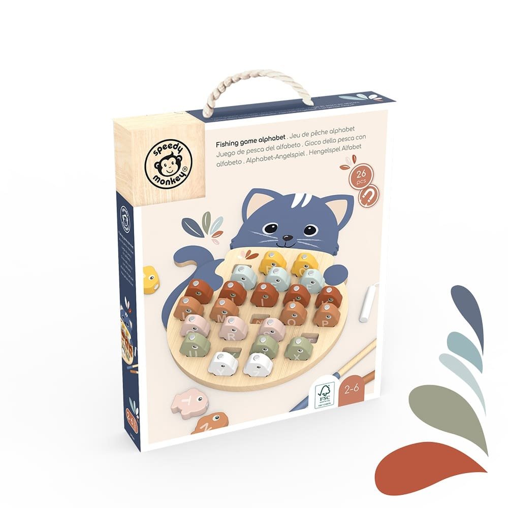 joc-educativ-pescuieste-literele-speedy-monkey21459 Joc educativ Pescuieste literele, Speedy Monkey - imagine 1