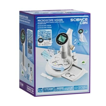 Joc STEM Microscop digital cu ecran integrat, TopBright