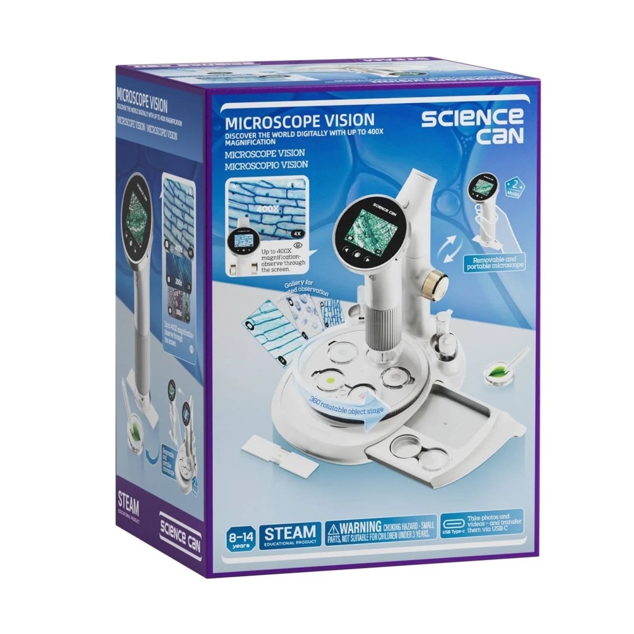 joc-stem-microscop-digital-cu-ecran-integrat-topbright100074460 Joc STEM Microscop digital cu ecran integrat, TopBright - imagine 1