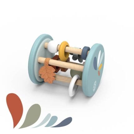 Jucarie senzoriala bebe din lemn, Speedy Monkey