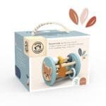 Jucarie senzoriala bebe din lemn, Speedy Monkey - imagine 2