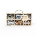 Set de 6 masinute din lemn, Speedy Monkey - imagine 3