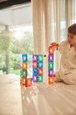 Set magnetic Circuit cu bile Compact 60 Piese, Cleverclixx - imagine 3