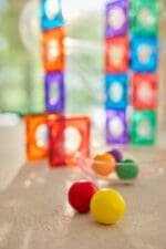 Set magnetic Circuit cu bile Compact 60 Piese, Cleverclixx - imagine 4