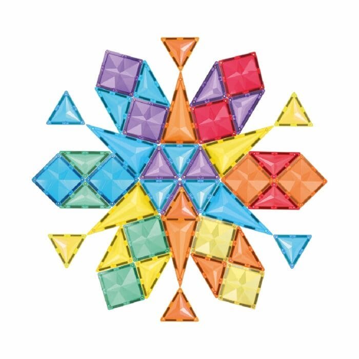 Set magnetic de construit Inventiv 110 piese, Cleverclixx - imagine 3